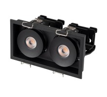 Светильник CL-SIMPLE-S148x80-2x9W Day4000 (BK, 45 deg)  026877  Arlight