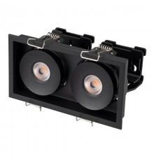 Светильник CL-SIMPLE-S148x80-2x9W Day4000 (BK, 45 deg)  026877  Arlight