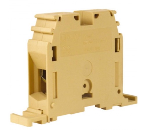 Cиловой зажим GPA.70/FIX кабель/кабель бежевый 70 кв.мм/крепление на плату  ZGF400  DKC