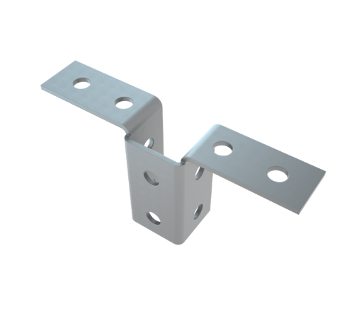 Основание угловое двойное для страт-профиля 41*41  OUSG41*41  КМ-профиль