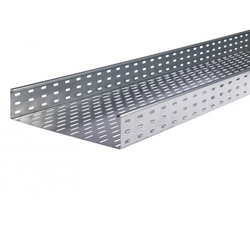 Лоток кабельный перфорированный LKS 840 FS RU, 85x400x3000 мм, 0,9 мм (аналог 80x400) (LKS 840 FS RU)  6835719_RU  OBO Bettermann