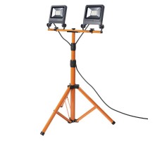 Прожектор светодиодный  WORKLIGHT на телескопической треноге серый 2х30Вт 2х2700 Лм, 4000 К  4058075213951  LEDVANCE