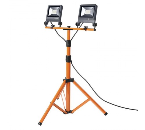 Прожектор светодиодный  WORKLIGHT на телескопической треноге серый 2х30Вт 2х2700 Лм, 4000 К  4058075213951  LEDVANCE