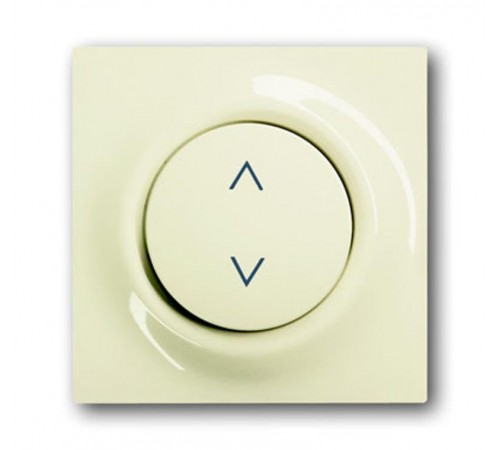 Клавиша для механизма электронного выключателя Busch-Jalousiecontrol , серия impuls, цвет слоновая кость  6430-0-0337   2CKA006430A0337  ABB