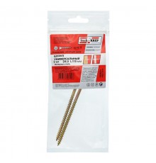 Саморез ШУж 6,0х110 пот. гол. (2 шт) - пакет ( 0,027 кг)  102524  Tech-KREP