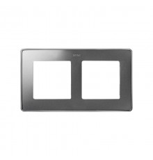 Simon 82 Рамка декоративная, 2 поста, Select, S82 Detail, алюминий-хром  8201620-093  Simon