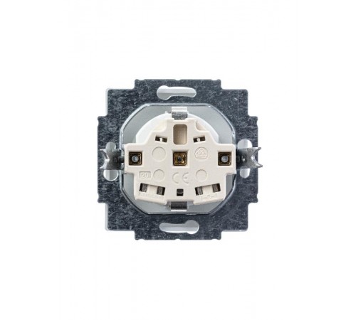 Розетка SCHUKO 16А 250В, серия solo/future, цвет белый бархат  2011-0-6208   2CKA002011A6208  ABB