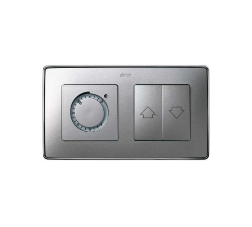 Simon 82 Рамка декоративная, 2 поста, Select, S82 Detail, алюминий-хром  8201620-093  Simon