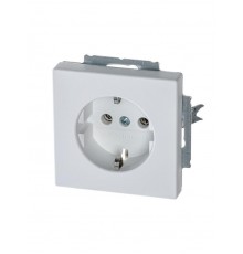 Розетка SCHUKO 16А 250В, серия solo/future, цвет белый бархат  2011-0-6208   2CKA002011A6208  ABB