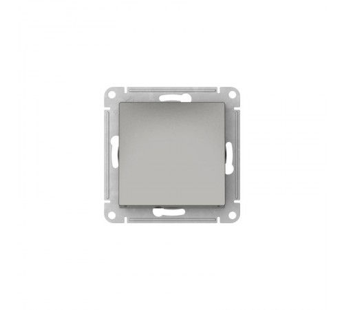 AtlasDesign Сталь Выключатель 1-клавишный, сх.1, 10АХ, механизм, быстрозажимные клеммы  ATN000911S  SE