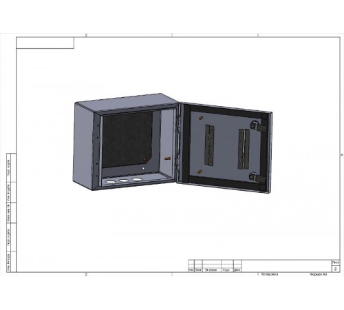 Корпус металлический  OPTIMA ЩМП-25.30.15 (250х300х150) IP54 У2 серый   Б0061589  ЭРА