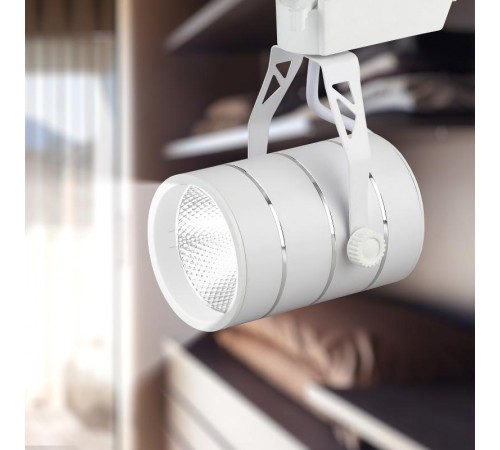 Светильник светодиодный трековый TR3 - 10 WH 10Вт белый COB  Б0032105  ЭРА