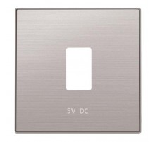 Накладка для механизма USB зарядного устройства, серия SKY, цвет нержавеющая сталь 8585.2 AI  2CLA858520A1401  ABB