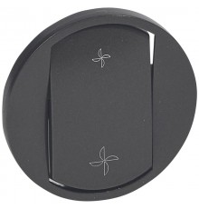 Celiane Графит Накладка перек.ск.вент.   067961  Legrand