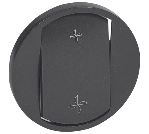 Celiane Графит Накладка перек.ск.вент.   067961  Legrand