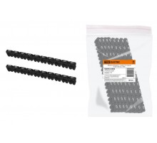 Маркер наборный - символ "0" черный 6 мм2 (100 шт.)   SQ0534-0046  TDM