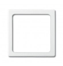 Плата центральная (накладка) для механизма светоиндикатора 2062 U, серия solo/future, цвет альпийский белый  1731-0-1923   2CKA001731A1923  ABB