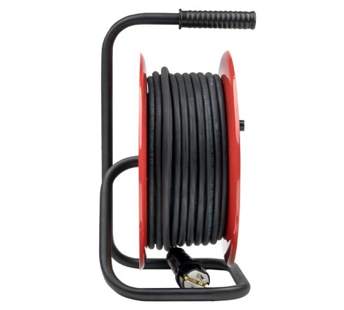 Удлинитель на катушке "Гефест 2.0" 4 гнезда 30м с заземлением и предохранителем КГ 3*1,5 16А/3,5кВт PROxima  UKG02-16-R315-4-30  EKF