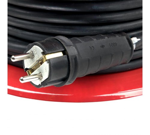 Удлинитель на катушке "Гефест 2.0" 4 гнезда 30м с заземлением и предохранителем КГ 3*1,5 16А/3,5кВт PROxima  UKG02-16-R315-4-30  EKF