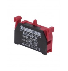 ВК22-BE102, 1НЗ, красный, блок-контакт  (ЭТ)   ET521032   Электротехник