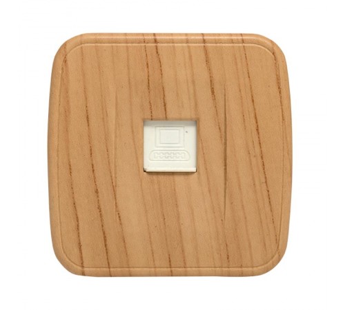 Розетка RJ-45 1-местная ОП Минск, 1А, 120В, светлое дерево EKF  EGK01-035-30  EKF