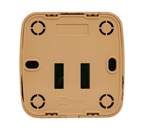 Розетка RJ-45 1-местная ОП Минск, 1А, 120В, светлое дерево EKF  EGK01-035-30  EKF