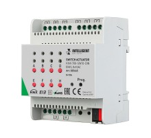 INTELLIGENT ARLIGHT Релейный модуль KNX-708-SW10-DIN (BUS, 8x10A)  025665  Arlight
