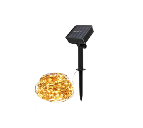 Светильник садовый на солнечной батарее SLR-G03-100Y нить, желт. 100 LED  .5033320  ФАZА