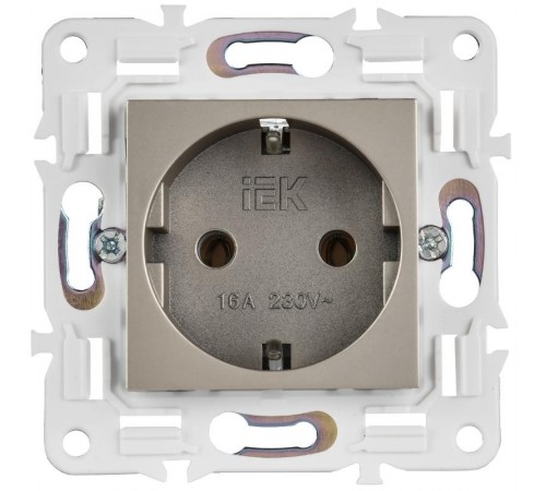 SKANDY Розетка с з/к без з/ш 16А SK-R05Sh шампань  SK-R11-16-K37  IEK
