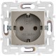 SKANDY Розетка с з/к без з/ш 16А SK-R05Sh шампань  SK-R11-16-K37  IEK