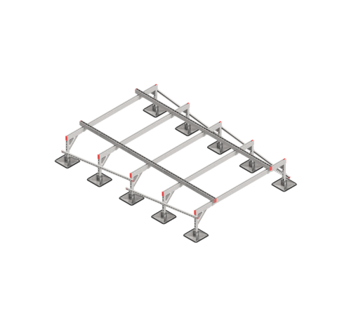 Опорная конструкция для установки оборудования TECHNORAPTOR STEELFOOT 2000х3000 тип 2  KM-TR-STF-SSEI-2000-3000-2  КМ - профиль