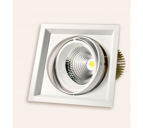 Светильник светодиодный встраиваемый карданный SKD-11-36-40K-W20 20Вт 1800Лм 4000K 150х150х110  Б0049749  ЭРА