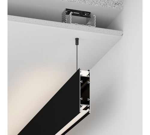 Профиль SL-LINE-25100-DUAL-2500 BLACK (Arlight, Алюминий)  033735  Arlight