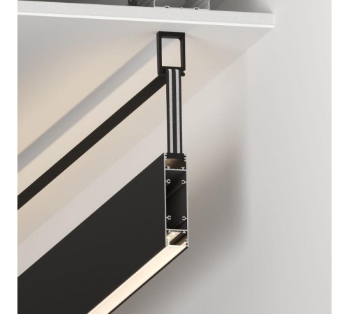 Профиль SL-LINE-25100-DUAL-2500 BLACK (Arlight, Алюминий)  033735  Arlight