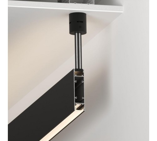 Профиль SL-LINE-25100-DUAL-2500 BLACK (Arlight, Алюминий)  033735  Arlight