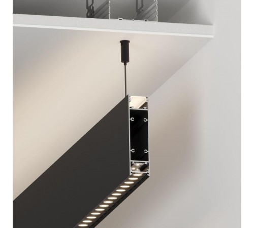 Профиль SL-LINE-25100-DUAL-2500 BLACK (Arlight, Алюминий)  033735  Arlight