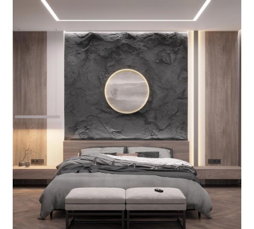 Профиль SL-LINE-25100-DUAL-2500 BLACK (Arlight, Алюминий)  033735  Arlight