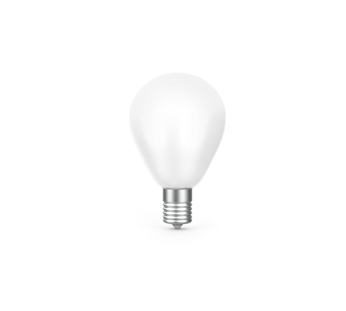 Лампа светодиодная Filament Шар 9W 610lm 4100К Е14 milky диммируемая LED 1/10/50  105201209-D  Gauss