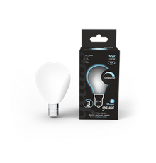 Лампа светодиодная Filament Шар 9W 610lm 4100К Е14 milky диммируемая LED 1/10/50  105201209-D  Gauss
