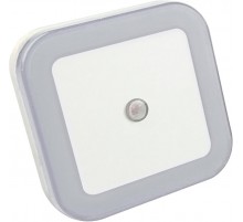 Ночник светодиодный NLE 03-SW-DS КВАДРАТ белый с датчиком освещения 230В  4690612028781  IN HOME
