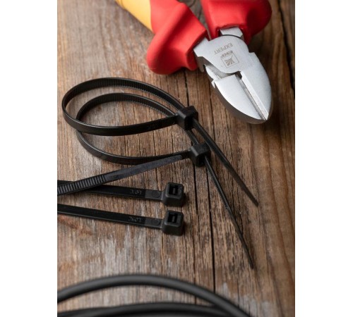 Хомут P6.6 стандартный (ч), 4.8x250 (100шт) FlexLock PROxima  plc-fl-ctsb-4.8x250  EKF