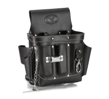 Сумка кожаная поясная без ремня СК-9  78430  КВТ