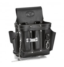 Сумка кожаная поясная без ремня СК-9  78430  КВТ