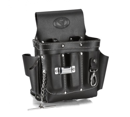 Сумка кожаная поясная без ремня СК-9  78430  КВТ