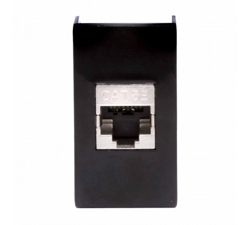 Розетка RJ-45 кат5E,экр,Viva,1 мод.,черн  45248  DKC
