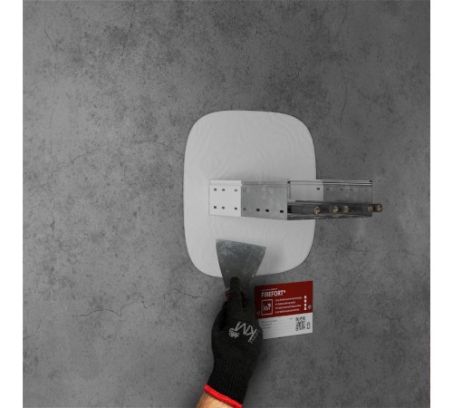 Герметик огнестойкий монтажный акриловый EI240 FIREFORT 310 мл  KM-FF-G-310  КМ - профиль