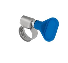 Хомут червячный 8-12/9-0,7мм, с ключом, нержавеющая сталь W2, (50 шт/уп)  07-0708-1  REXANT