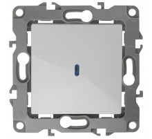 Выключатель с подсветкой 12-1102-01 10АХ-250В,  белый  Б0014633  ЭРА