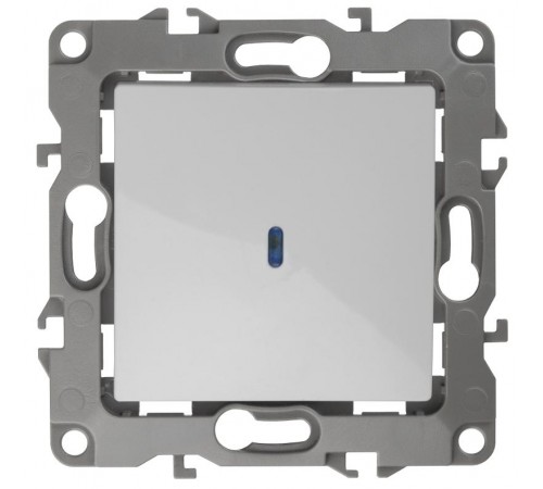 Выключатель с подсветкой 12-1102-01 10АХ-250В,  белый  Б0014633  ЭРА