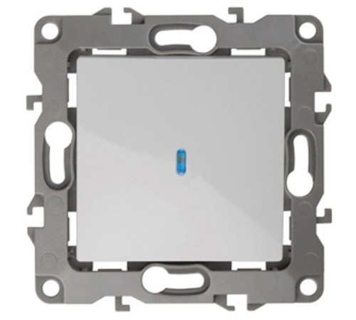 Выключатель с подсветкой 12-1102-01 10АХ-250В,  белый  Б0014633  ЭРА